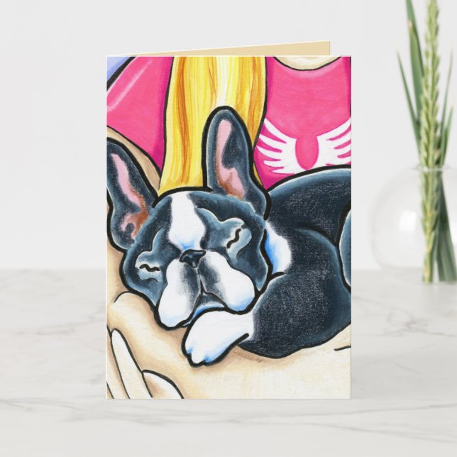 Pet Loss Hund Sprichwort Auf Wiedersehen Tribute o Karte (Vorderseite)