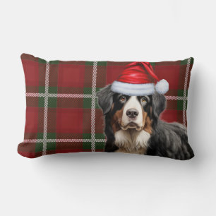 Pet Lover Christmas Bernese Mountain Dog Kariert Lendenkissen