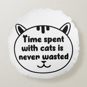 Pet-Lover-Fällung Rundes Kissen