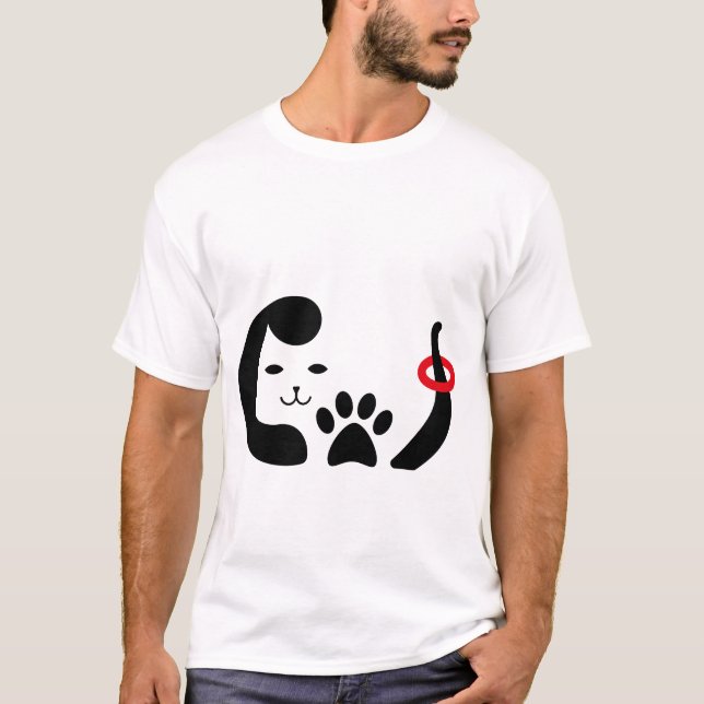 Pet-Lover-Fällung T-Shirt (Vorderseite)