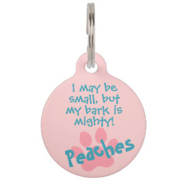 Pet Lover Funny Zitat Peach Pink verloren Haustiermarke