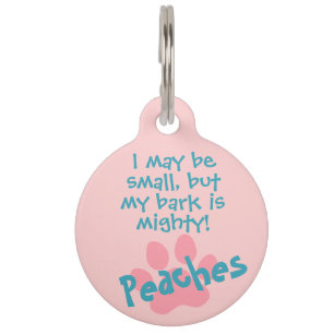 Pet Lover Funny Zitat Peach Pink verloren Haustiermarke