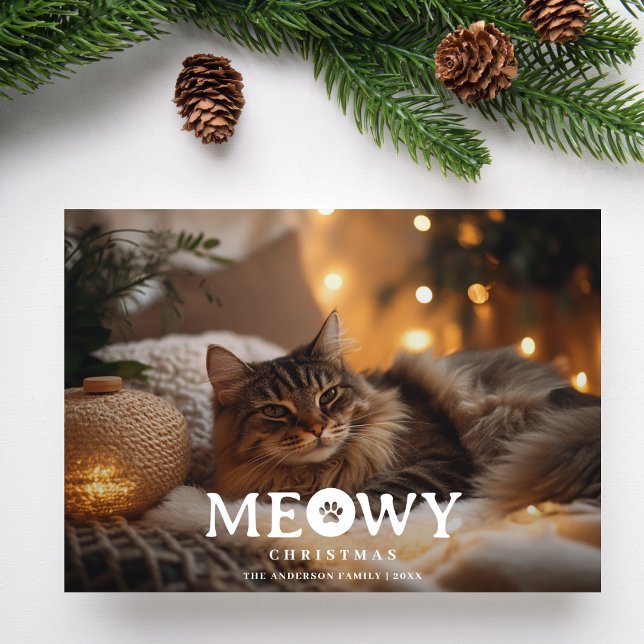 Pet Lover Meowy Christmas Cat Foto Weihnachten (Von Creator hochgeladen)