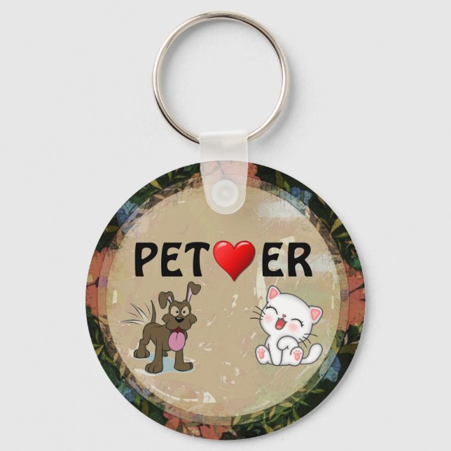 Pet Lover Schlüsselanhänger (Vorderseite)