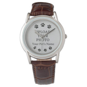 Pet Lover Watch - Foto und Name Ihres Haustiers ho Armbanduhr