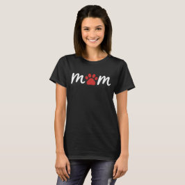 Pet-Mama Pfotenliebe Minimalistisch T-Shirt