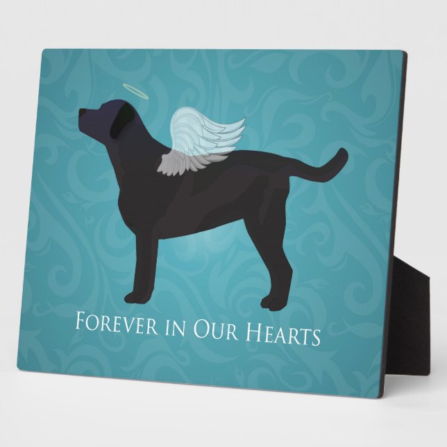 Pet-Memorial Beileid Pet Loss Design Fotoplatte (Seite)