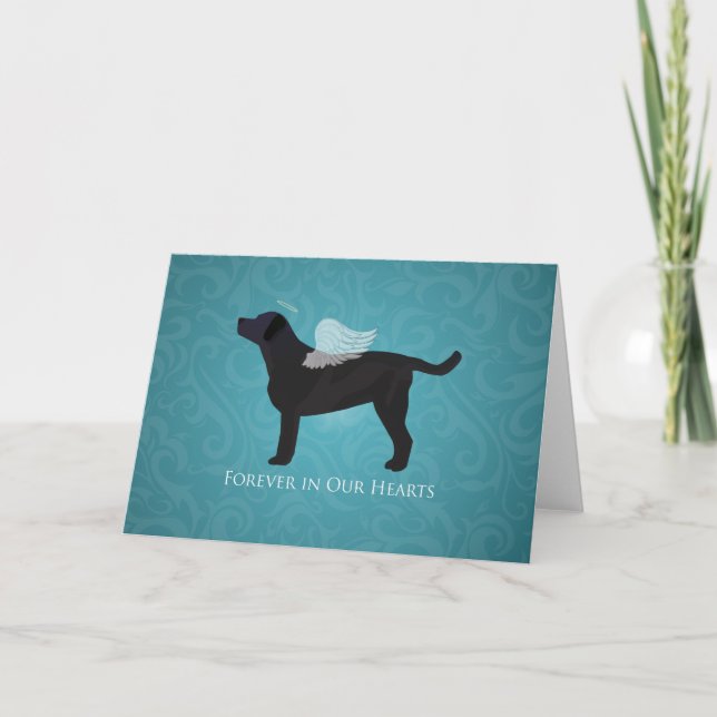 Pet-Memorial Beileid Pet Loss Design Karte (Vorderseite)