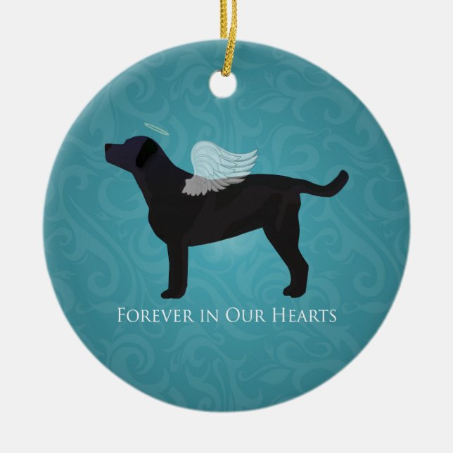 Pet-Memorial Beileid Pet Loss Design Keramikornament (Vorne)