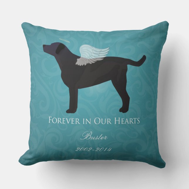 Pet-Memorial Beileid Pet Loss Design Kissen (Vorderseite)