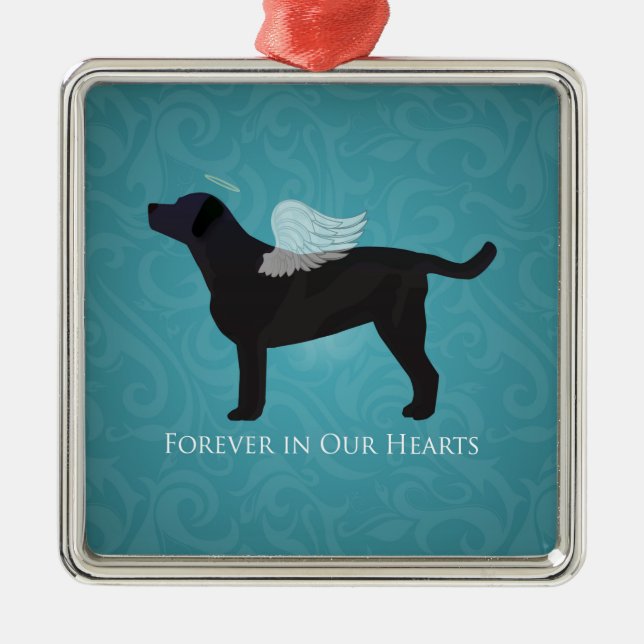 Pet-Memorial Beileid Pet Loss Design Ornament Aus Metall (Vorne)