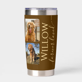 Pet Memorial Custom Photo Keepsake Thermobecher