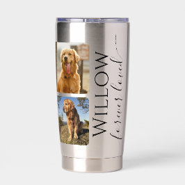 Pet Memorial Custom Photo Keepsake Thermobecher