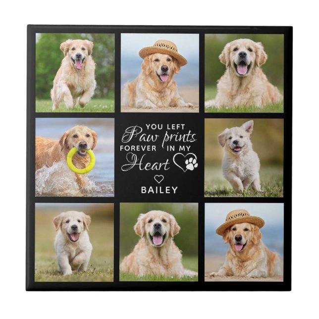 Pet Memorial Geschenk Personalisiert Pet Loss Keep Fliese (Vorderseite)