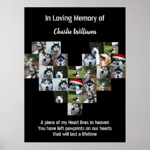 Pet Memorial Geschenk Pet Loss Benutzerdefinierte  Poster