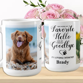 Pet Memorial Hundeschlitz Druckpet Verlust Benutze Kaffeetasse