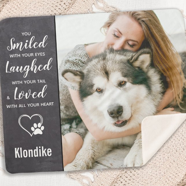 Pet Memorial Keepake Dog Foto Sherpadecke (Von Creator hochgeladen)