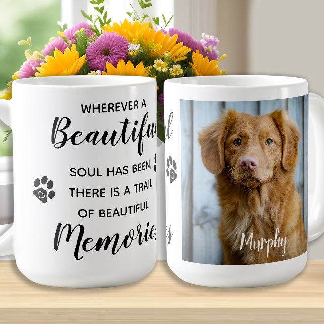 Pet Memorial Keepake Foto Kaffee Tasse (Von Creator hochgeladen)