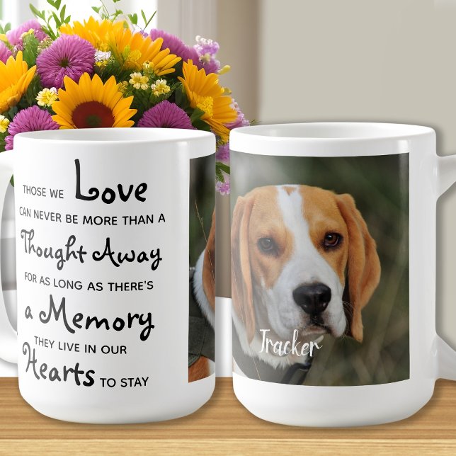 Pet Memorial Pet Loss Keepake Foto Kaffee Tasse (Von Creator hochgeladen)