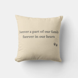 Pet Memorial Pillow – Forever Family Kissen