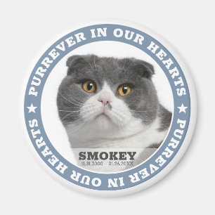Pet Memorial Purrein in unserem Hearts Foto Keepak Magnet
