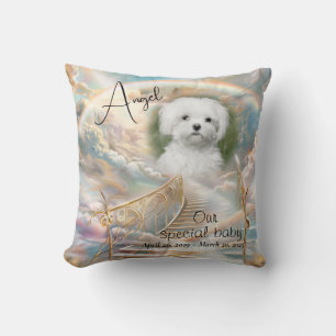Pet Memorial Rainbows Bridge Goldene Treppen Kissen
