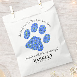 Pet Memorial Seed Packung Pad Print Vergessen Sie  Geschenktütchen
