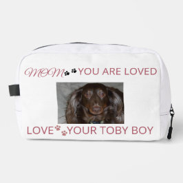 Pet Mom Heartfelt Photo Carryall Waschbeutel
