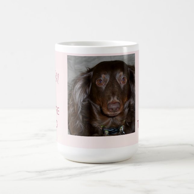 Pet Mom Love Photo Mug Art Kaffeetasse (Mittel)