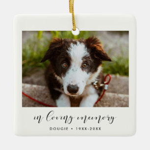 Pet-Morial in Love-Memory-Foto Keramikornament
