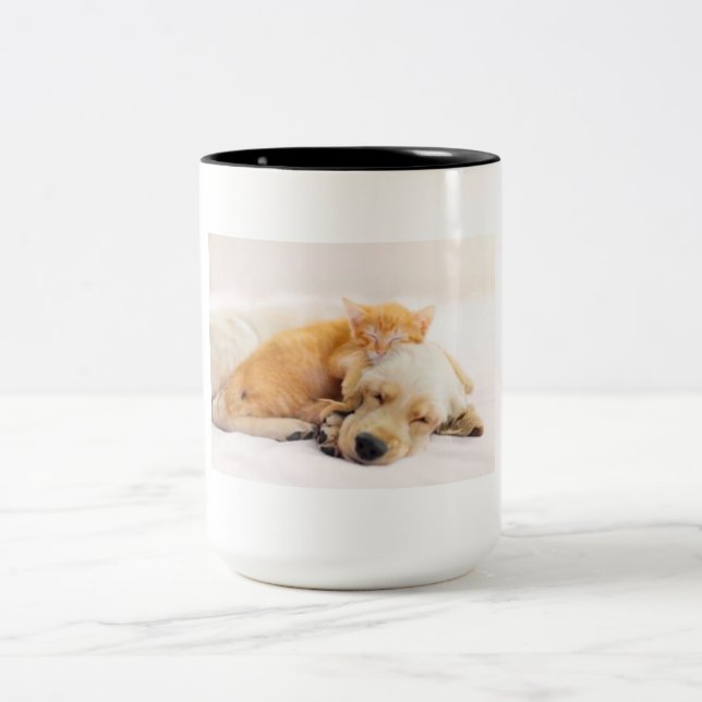 Pet Mug Zweifarbige Tasse (Mittel)