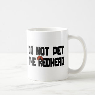 Pet nicht den Redhead (mit Perücke) Tasse