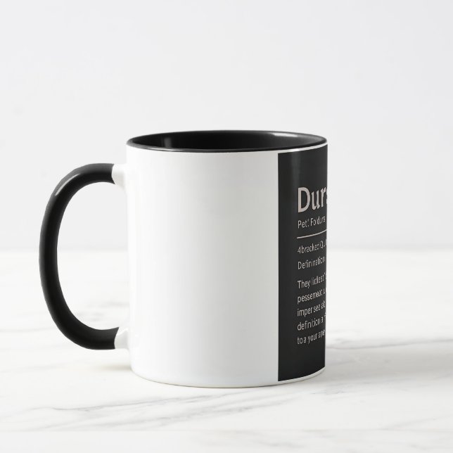 Pet Nickname Dictionary Personalisierte benutzerde Tasse (Links)