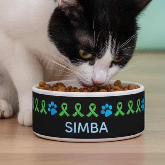 Pet Organ Donation & Transplant Paw Prints Design Napf (Von Creator hochgeladen)