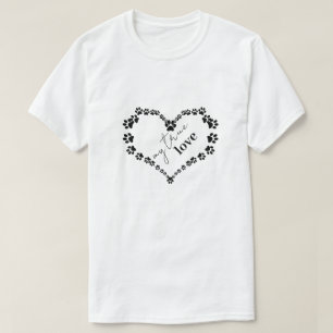 Pet Paw Heart   Meine wahre Liebe T-Shirt