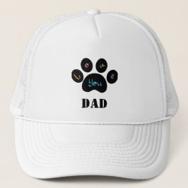 Pet Paw Liebe Sie VATER Hunde Katze 🐾 Cool Truckerkappe