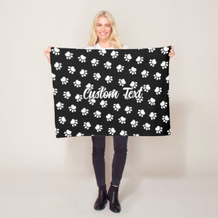 Pet Paws Muster Fleece Blanket