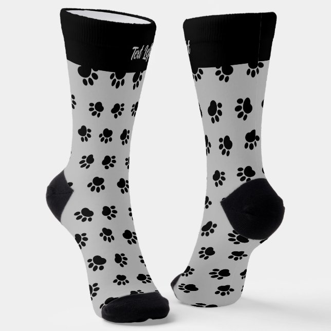 Pet Paws Mustersocken Socken (Gewinkelt)