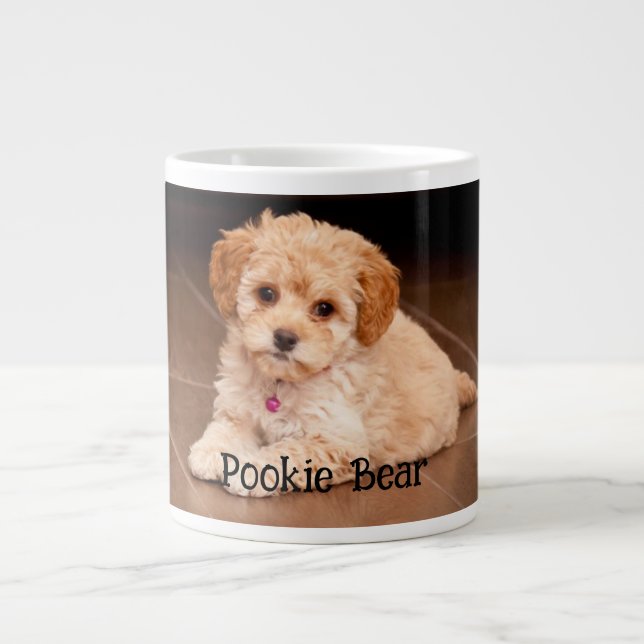 Pet phot personalisierte Brauch. Jumbo-Tasse (Vorderseite)