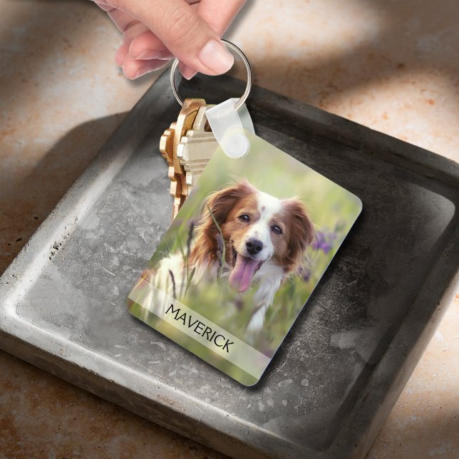 Pet Photo Double Sided Aluminum Schlüsselanhänger (Pet photo double-sided aluminum keychain)