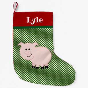 Pet Pig Personalisierter Strumpf Kleiner Weihnachtsstrumpf