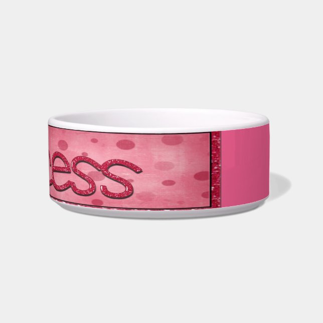 Pet Pink Princess Dog Wasserschüssel oder Food Dis Napf (Rechts)