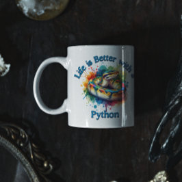 Pet Python Pet Lover Kaffee Drink Reptile Kaffeetasse