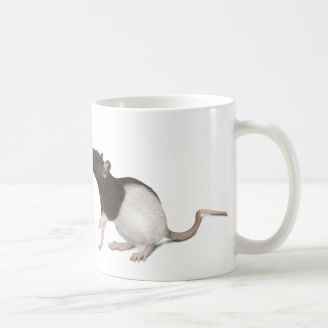 Pet Rat Painting Tasse (Rechts)