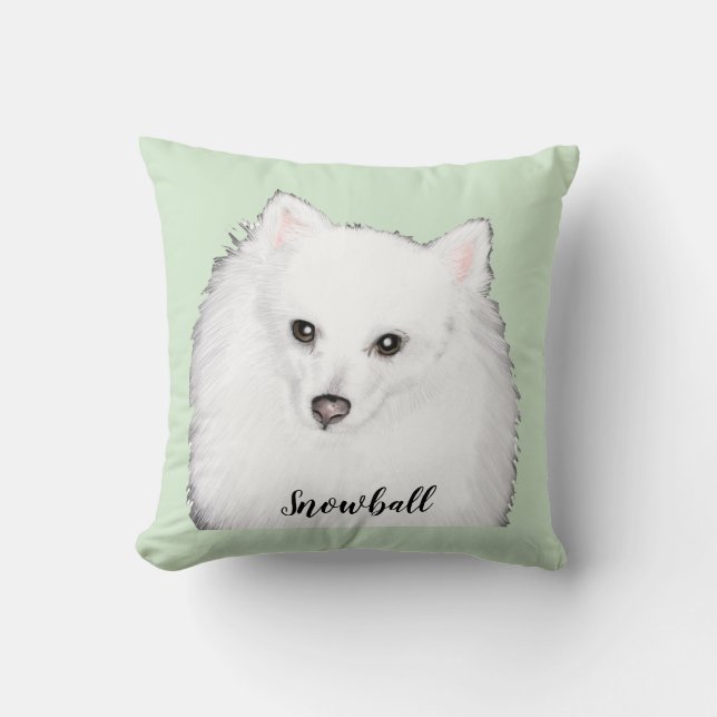 Pet Remembrance Throw Pillow Kissen (Vorderseite)