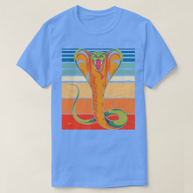 Pet Retro Cobra Reptile Lover Animal Schlange T-Shirt (Design vorne)