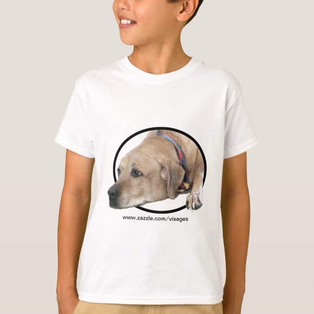Pet Rhodesian Ridgeback Dog Picture T-Shirt (Vorderseite)