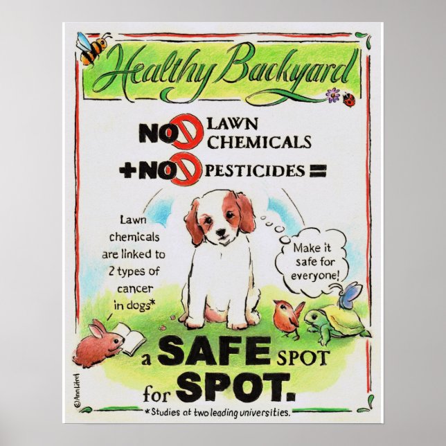 Pet Safe Yard Plakat (Vorne)