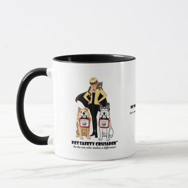 Pet Safety Crusader Coffee Mug  Tasse (Links)