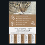 Pet Services Business Dog Tee Off Strips Flyer B<br><div class="desc">Moderne Flyer für Heimtiere</div>